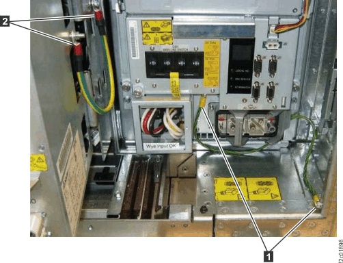 DC-UPS ground strap